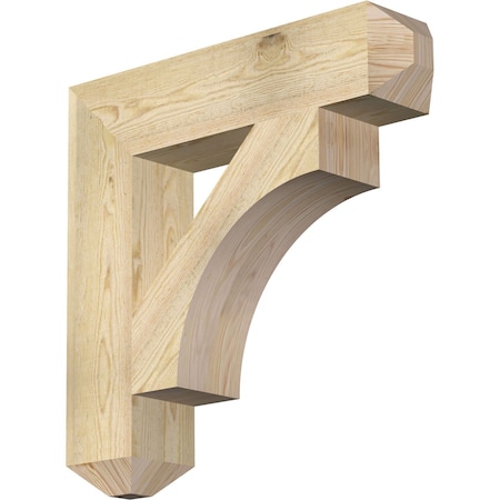 Ekena Millwork Westlake Craftsman Rough Sawn Bracket, Douglas Fir, 6"W x 28"D x 28"H BKT06X28X28WTL04RDF